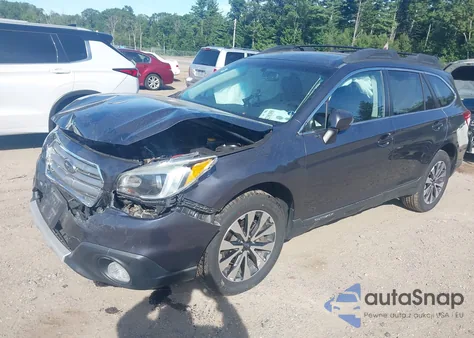 2016 Subaru Outback 2.5I Limited z USA, uszkodzony, nr VIN 4S4BSALC2G3251296